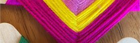 God's eye weaving with Marie Cook