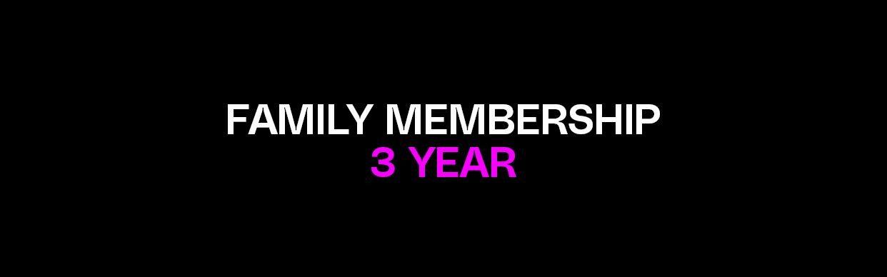 Family Membership 3 Year