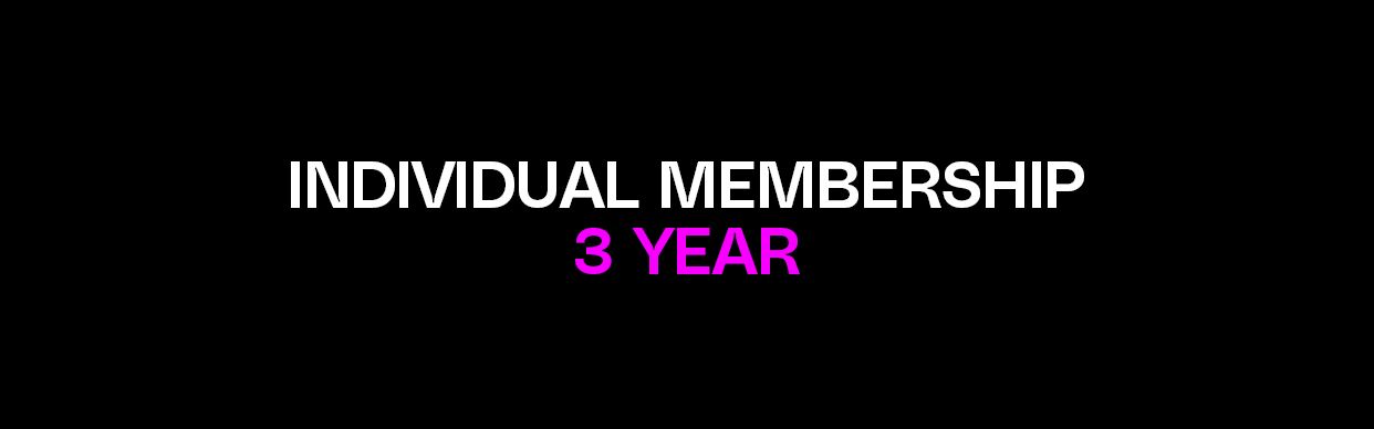 Individual Membership 3 Year