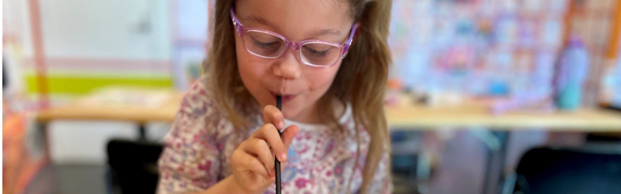 Straw painting