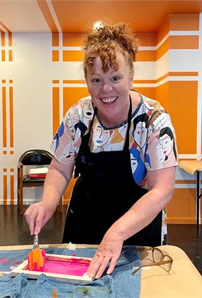 Print Play! Beginners screen-printing with Ruby Richardson