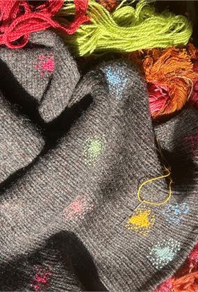 Visible mending with Sue Ferrari